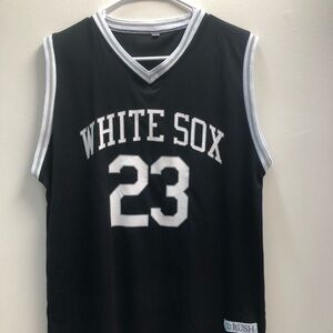 Black and White White Sox Jersey
